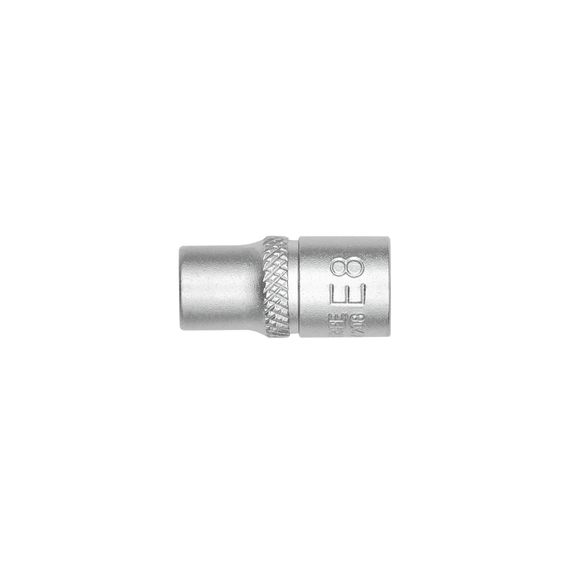 Головка торцева зовн.TORX, 1/4IN, TX-E8-L25MM, RED STRIPE | Зображення 1