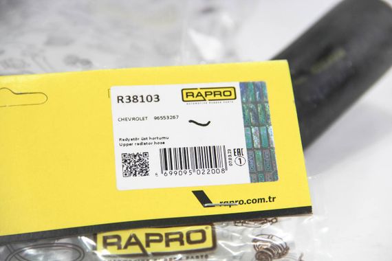 Патрубок радіатора Chevrolet Lacetti 1.6i 05-, RAPRO (38103) | Зображення 1