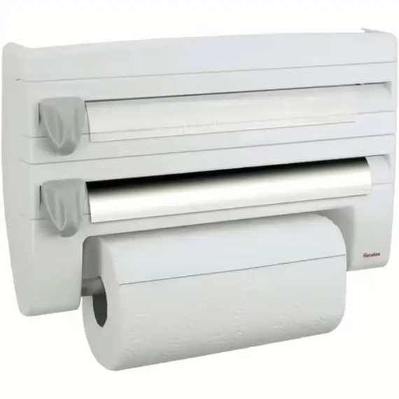 Кухонний органайзер 4в1 Triple Paper Dispenser для паперових рушників, харчової плівки та фольги