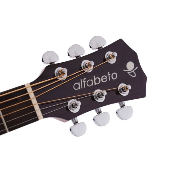 Електроакустична гітара Alfabeto SOLID AMS40EQ (Natural) + чохол | Зображення 6