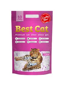 Силікагелевий наповнювач "Best Cat" Pink Flowers 10л/4