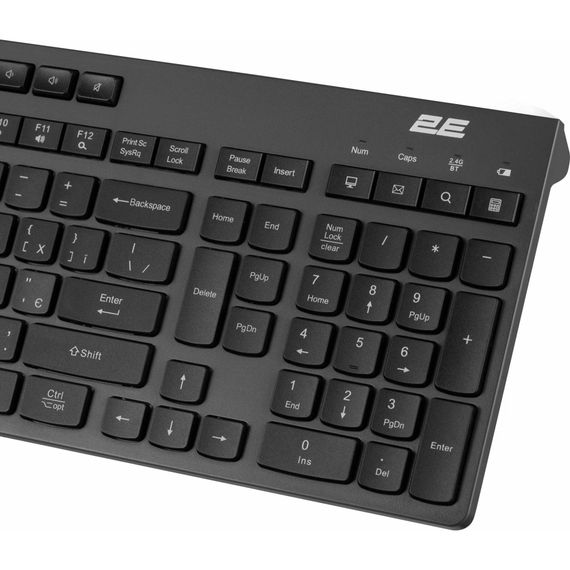 Клавіатура 2E KS280 Wireless/Bluetooth Black-Gray (2E-KS280WBGR_UA) | Зображення 4