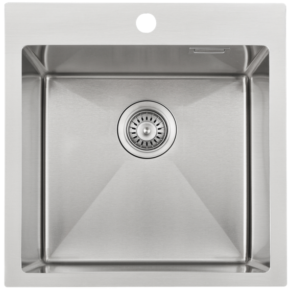 Мийка BR 50x50 Celldecor + Змішувач SKС 90 ST Inox 8213.401.0002 | Зображення 1