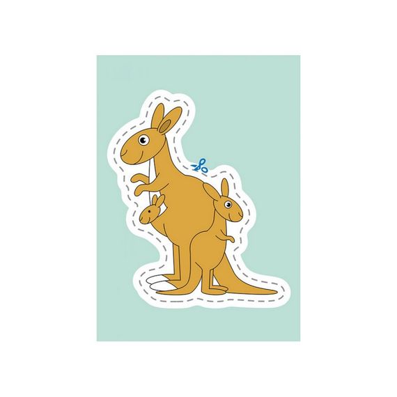 Вирізалки для найменших. Тварини та їх дитинчата КЕНГУРУ 1376004 від 3 років | Зображення 2