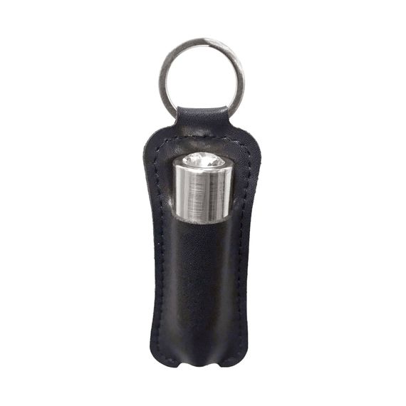 Вибропуля PowerBullet First-Class Bullet 2.5″ with Key Chain Pouch, Silver, 9 режимов вибрации | Зображення 3