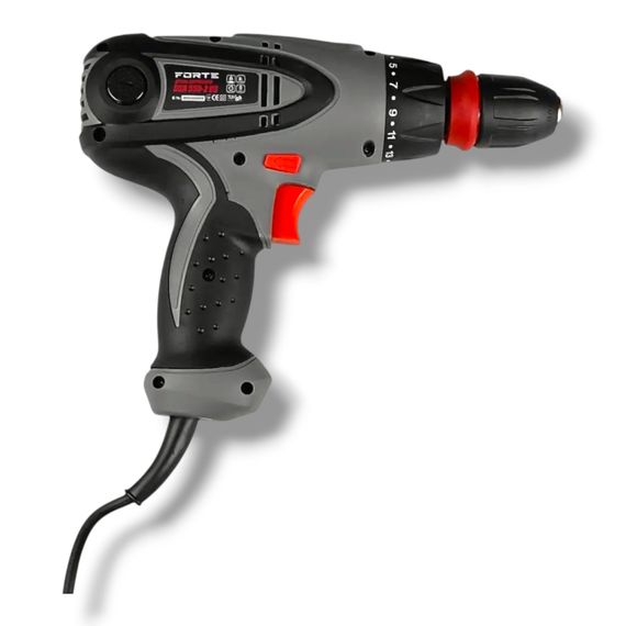 Дриль шурупокрут FORTE DSR 550-2 VR, 550 Вт, 0-350/0-1000 об./хв, швидкозатискний патрон, реверс. | Зображення 2