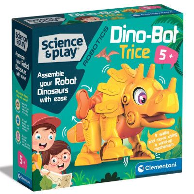 Конструктор Clementoni Dino Bot Triceratops, серия &quot;Science &amp; Play&quot; (75074) | Зображення 2