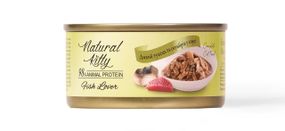 Влажный корм для котов с тунцом и скумбрией Natural Kitty Lover Mackerel And Tuna In Gravy, 70 гр