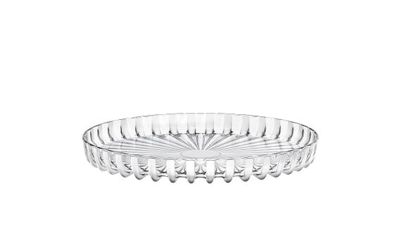 Поднос пластиковый Guzzini Dolcevita 12570142 31 см прозрачный