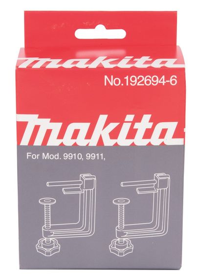 Комплект затискачів для стрічкових шліфмашин Makita 9910, 9911 (192694-6) | Зображення 1