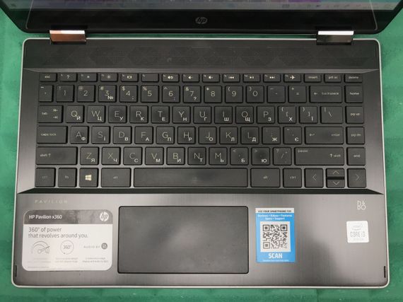 Ноутбук-трансформер Б-класс HP Pavilion x360 Convertible 14m-dh1 / 14" (1366x768) TN Touch / Intel Core i5-10210U (4 (8) ядра по 1.6 - 4.2 GHz) / 8 GB DDR4 / 256 GB SSD M.2 / Intel UHD Graphics / WebCam / HDMI б/у | Зображення 3