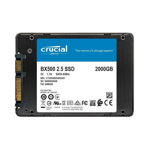Накопичувач SSD 2.5" 2TB Micron (CT2000BX500SSD1) | Зображення 6