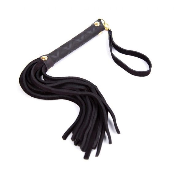 Флоггер DS Fetish Leather flogger S black sexstyle