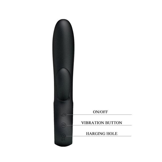 Вібромасажер із кліторальним стимулятором "ELMER" BI-014413-1 sexstyle | Зображення 7