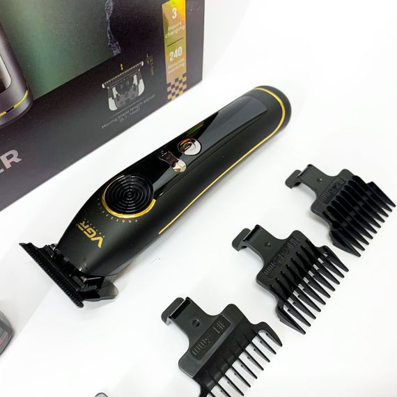 Профессиональная машинка для бритья головы, Машинка для стрижки на аккумляторная Триммер висков LC-85 | Зображення 9