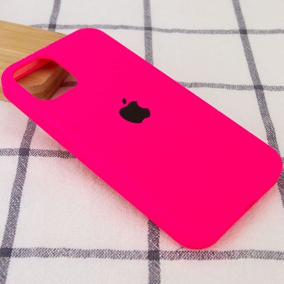 Чехол Silicone Case Full Protective (AA) для Apple iPhone 13 (6.1") Розовый / Barbie pink | Зображення 1