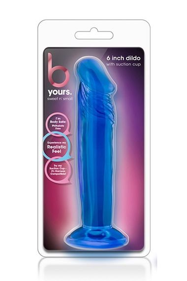 Анальний фалоімітатор-пробка B Yours, синій, 16 х 3.5 см Sex Aura | Зображення 4