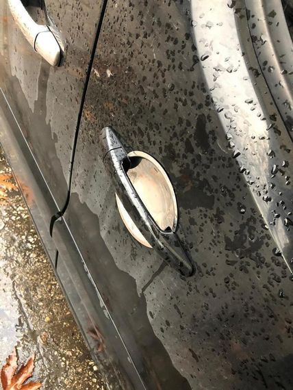 Накладки під ручки (4 шт., нерж.) для Citroen Jumpy 2007-2017 років. | Зображення 4