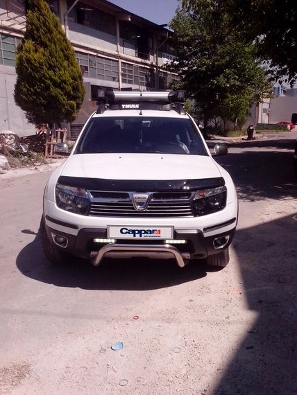 Дефлектор капота (EuroCap) для Renault Duster 2008-2017 гг | Зображення 2