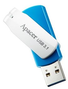 Flash Drive Apacer AH357 32GB USB (AP32GAH357U-1) Blue/White (AP32GAH357U-1)