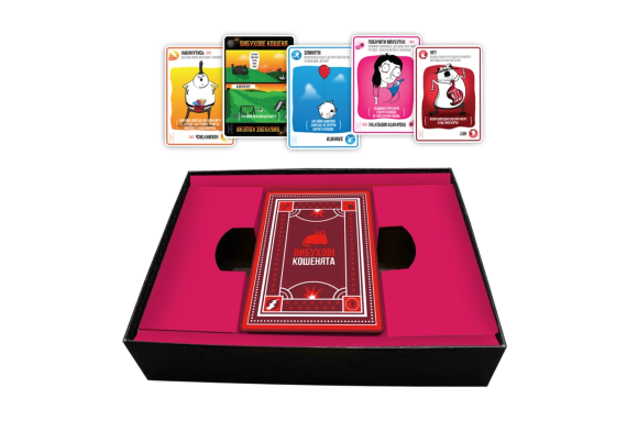 Настольная игра Взрывные котята 18+ (Exploding Kittens 18+) укр. | Зображення 3
