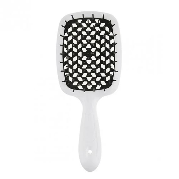 Гребінець для волосся Janeke 1830 Superbrush The Original Italian SP226 BIA NER Чорна з білим
