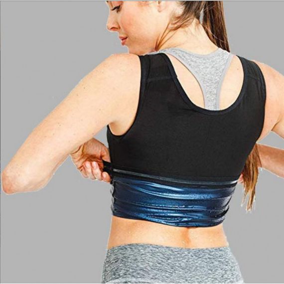 Женская майка для похудения Sweat Shaper | Майка утягивающая для женщин М/Л/ХЛ/2ХЛ. (200) | Зображення 9