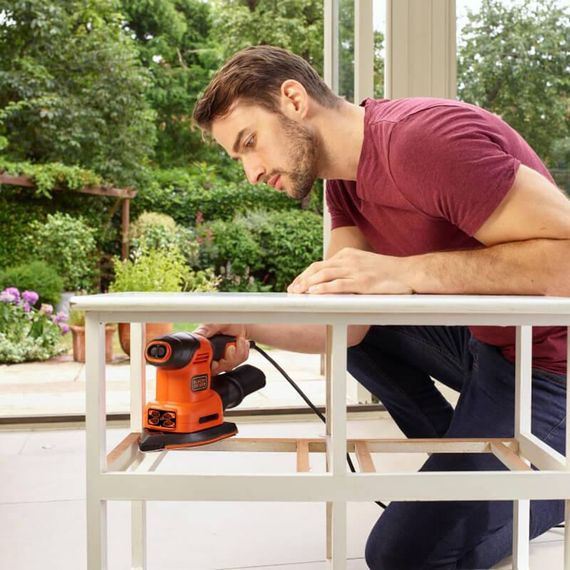 Шлифмашина вибрационная сетевая BLACK+DECKER BEW200 | Зображення 5