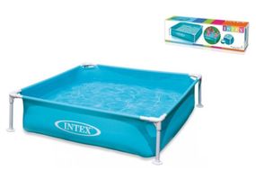Басейн каркасний 57173 в коробці р.122x122x30 см INTEX