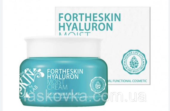 Зволожуючий крем для обличчя з гіалуроновою кислотою Fortheskin Hyaluron Moist Cream | Зображення 3
