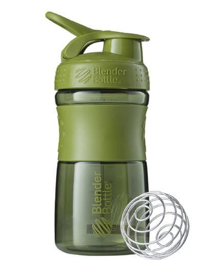 Спортивний шейкер (пляшка) BlenderBottle SportMixer Flip 20oz/590ml Moss Green