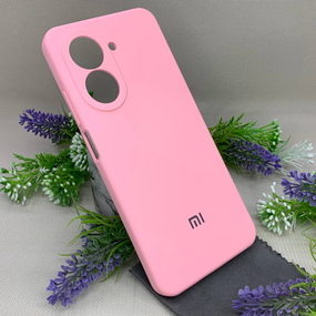 Чохол з логотипом для Xiaomi Redmi A5 | Протиударний | Soft Touch | Рожевий