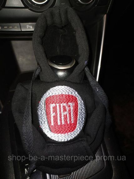 Чохол кофта Худі аксесуар на КПП  Car Hoodie FIAT Фіат чорний подарунок автомобілісту 10070