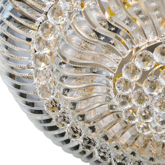Люстра торт потолочная с подсветкой LED E14 40W Glass (BCL-603C/9) | Зображення 1