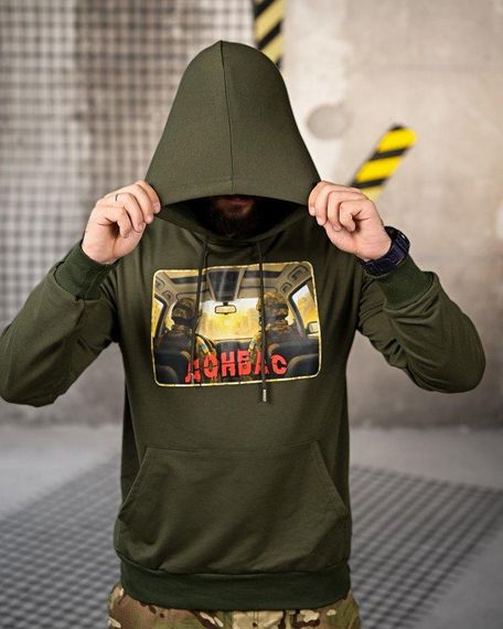 Мілiтарi Худі Донбас олива РП7400