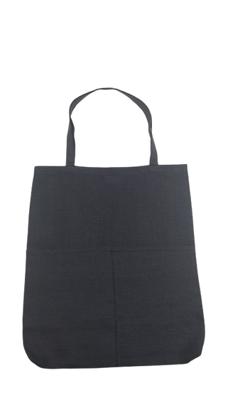 Сумка шоппер SoundSleep Slow Blue льняная 40х50 см синяя (93867573)