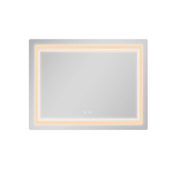 Дзеркало Qtap Cardinal (CA2) 1000х800 з LED-підсвіткою Touch, з антизапотіванням, з димером, темп. кольору (3000-6500K) | Зображення 4