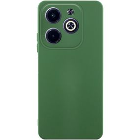 Чохол TPU GETMAN Liquid Silk Full Camera для Infinix Hot 40i Зелений / Dark green
