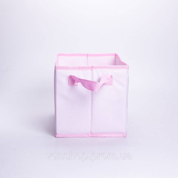Корзина для игрушек 30×20×20 (см) мягкая складная Розовый HP-41-7P | Зображення 3