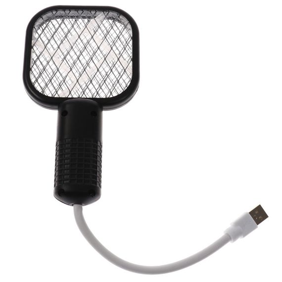 Электрический уничтожитель насекомых от USB, Черный / Лампа от комаров / Ловушка для комаров / Электрическая мухобойка | Зображення 6