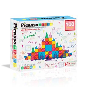 Конструктор магнітний MINI DIAMOND SERIES SET PTM100/22327 PICASSO TILES , 100 деталей, у коробці