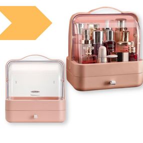 Органайзер для косметики XPRO YM206 Single Drawer на 2 секції Рожевий (MER-14970_551)
