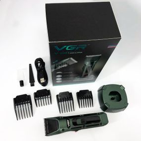 Багатофункціональний тример для стрижки волосся і бороди VGR, Електрична машинка для стрижки потужна VB-98