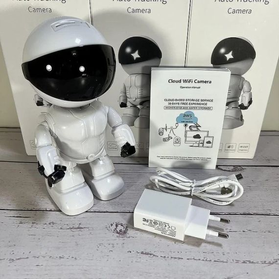 Цифровая поворотная Wi-Fi видеоняня Robot 2mp FullHD | Зображення 4