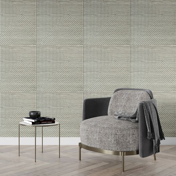 Самоклеюча декоративна 3D панель Бамбук Дерево Біле 500х500х5мм SW-00002883 | Зображення 4