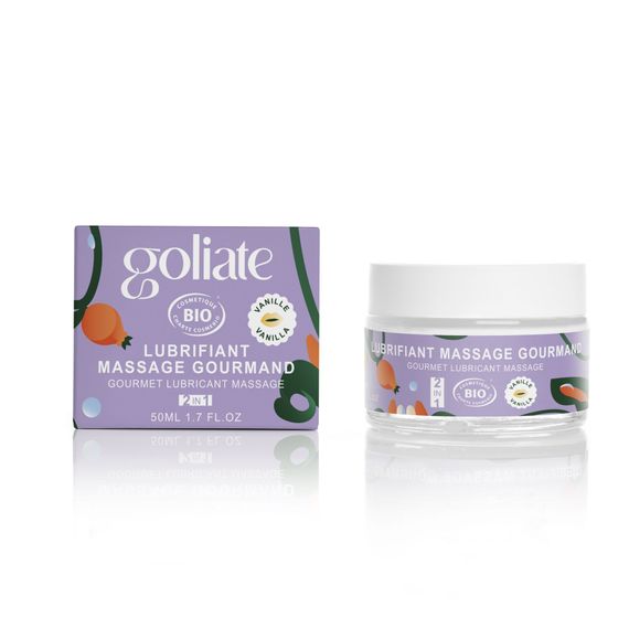 Масажна олія-лубрикант з ароматом та смаком ванілі Goliate Couple Gourmand Vanille 50 мл