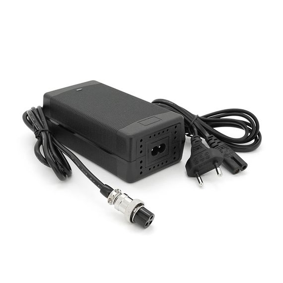 Зарядний пристрій акумуляторів LiFePO4 12V (14.6V), 4S,10A, штекер GX16, з індикацією, 133х67х45mm, 0.3kg