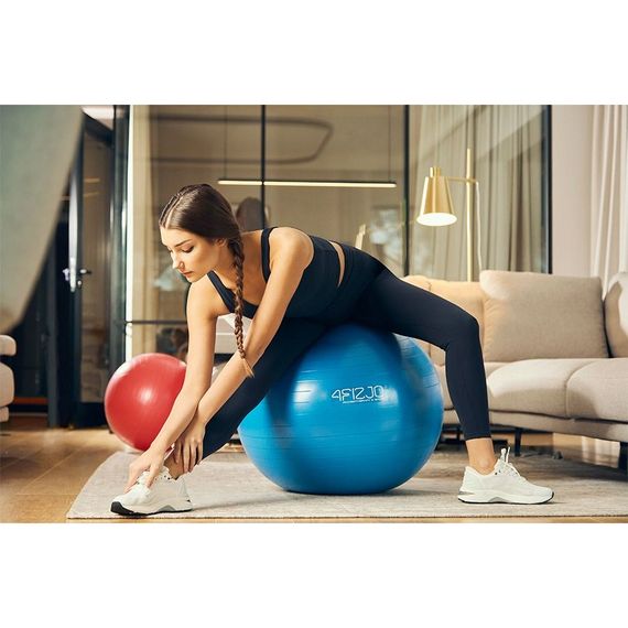 М'яч для фітнесу (фітбол) 4FIZJO 65 см Anti-Burst Blue 4FJ0030 (P-5907222931493) | Зображення 4