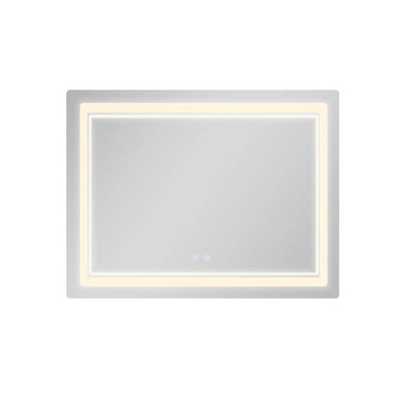 Дзеркало Qtap Cardinal (CA2) 1000х800 з LED-підсвіткою Touch, з антизапотіванням, з димером, темп. кольору (3000-6500K) | Зображення 5