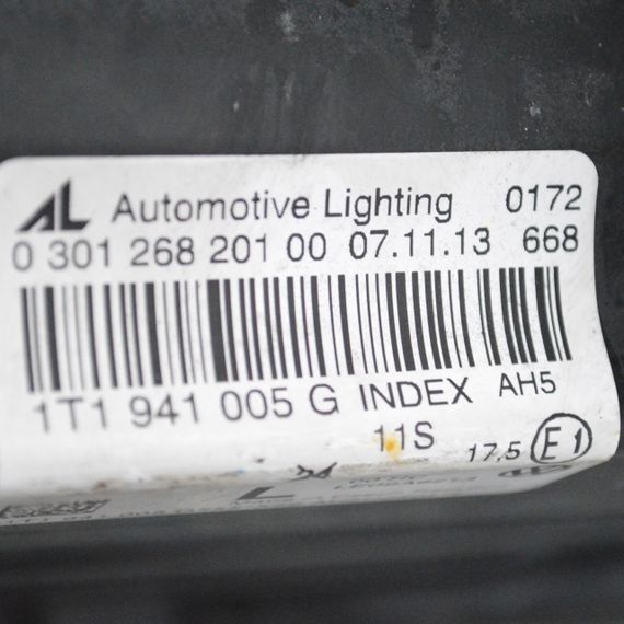 Фара ліва Volkswagen Caddy III Touran 2010-2015 рестайлінг Фара передня ліва Фольксваген Кадді 3 Туран 1T1941005G 0301268201 | Зображення 6